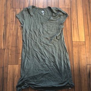 Military green dress